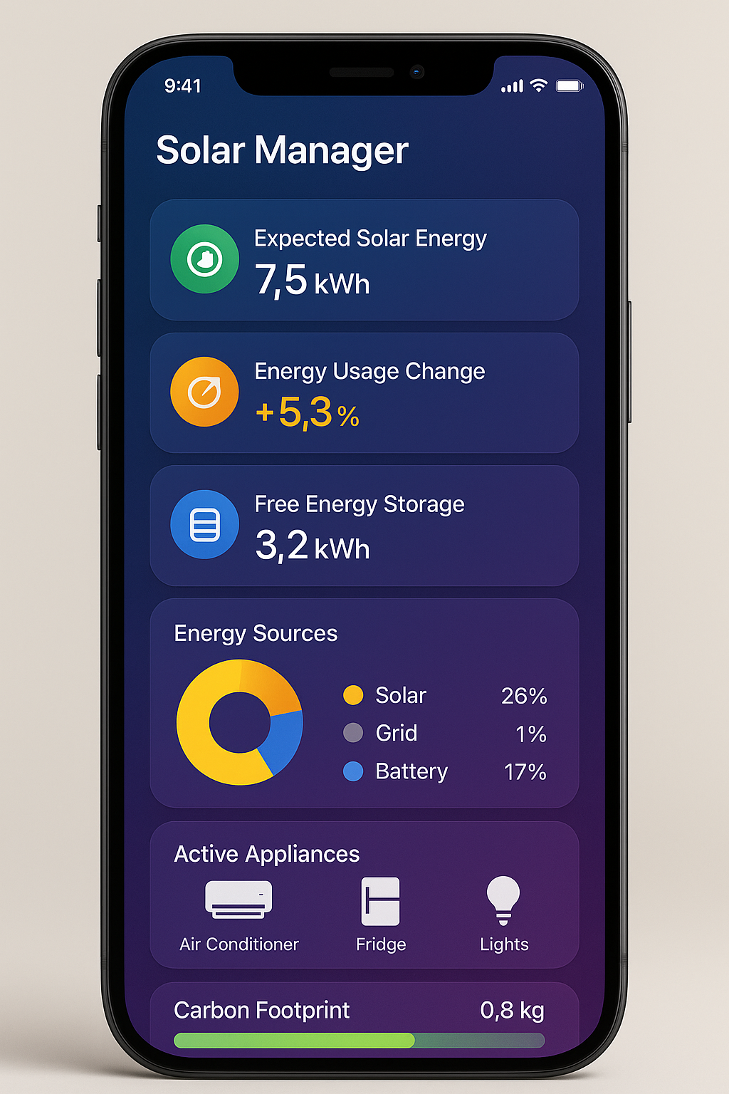 Solar Manager App